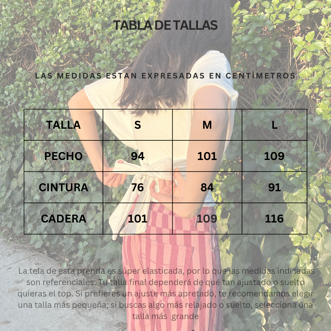 Top Ángel amarras blanco