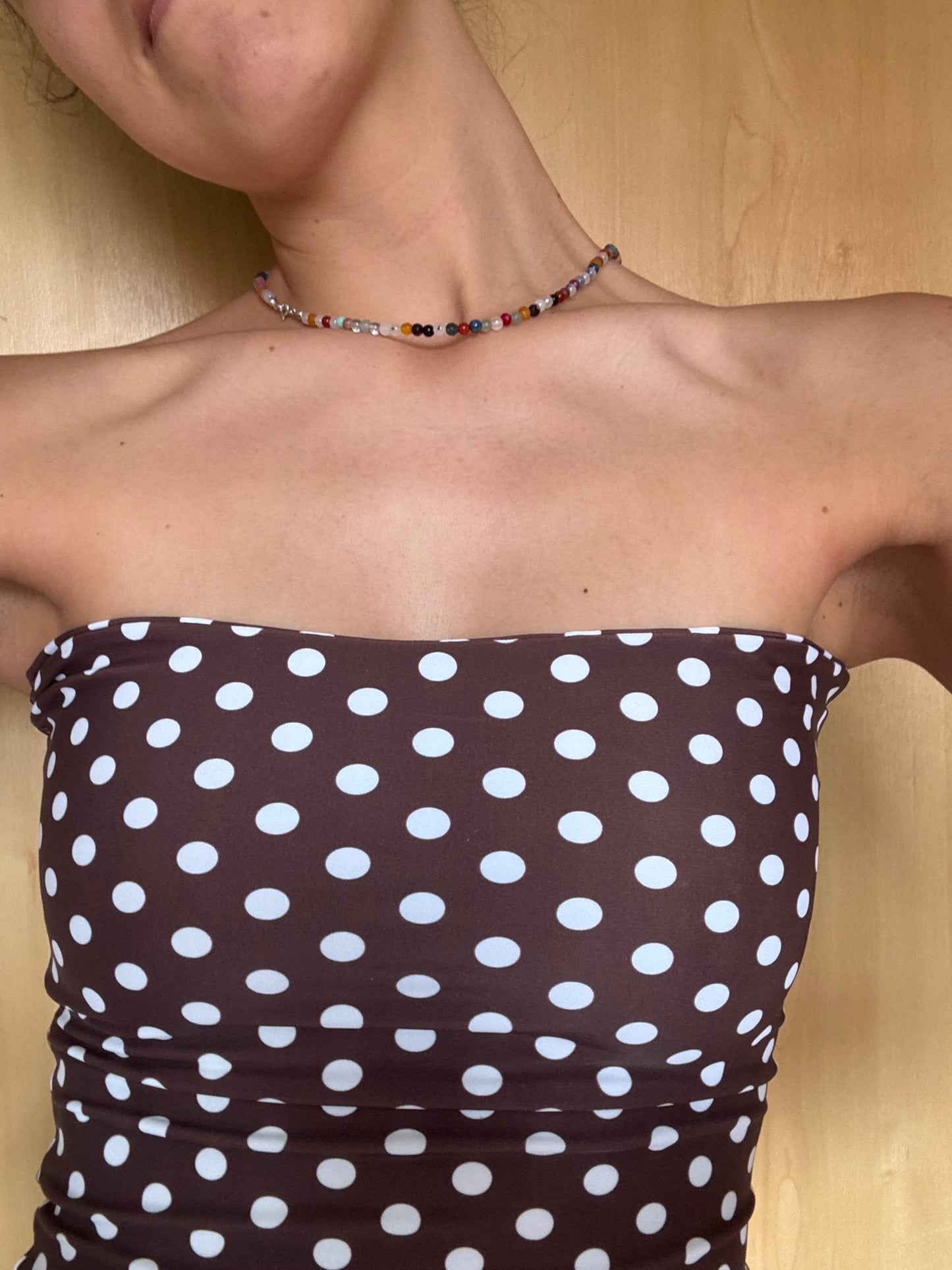 Straples polka dots café