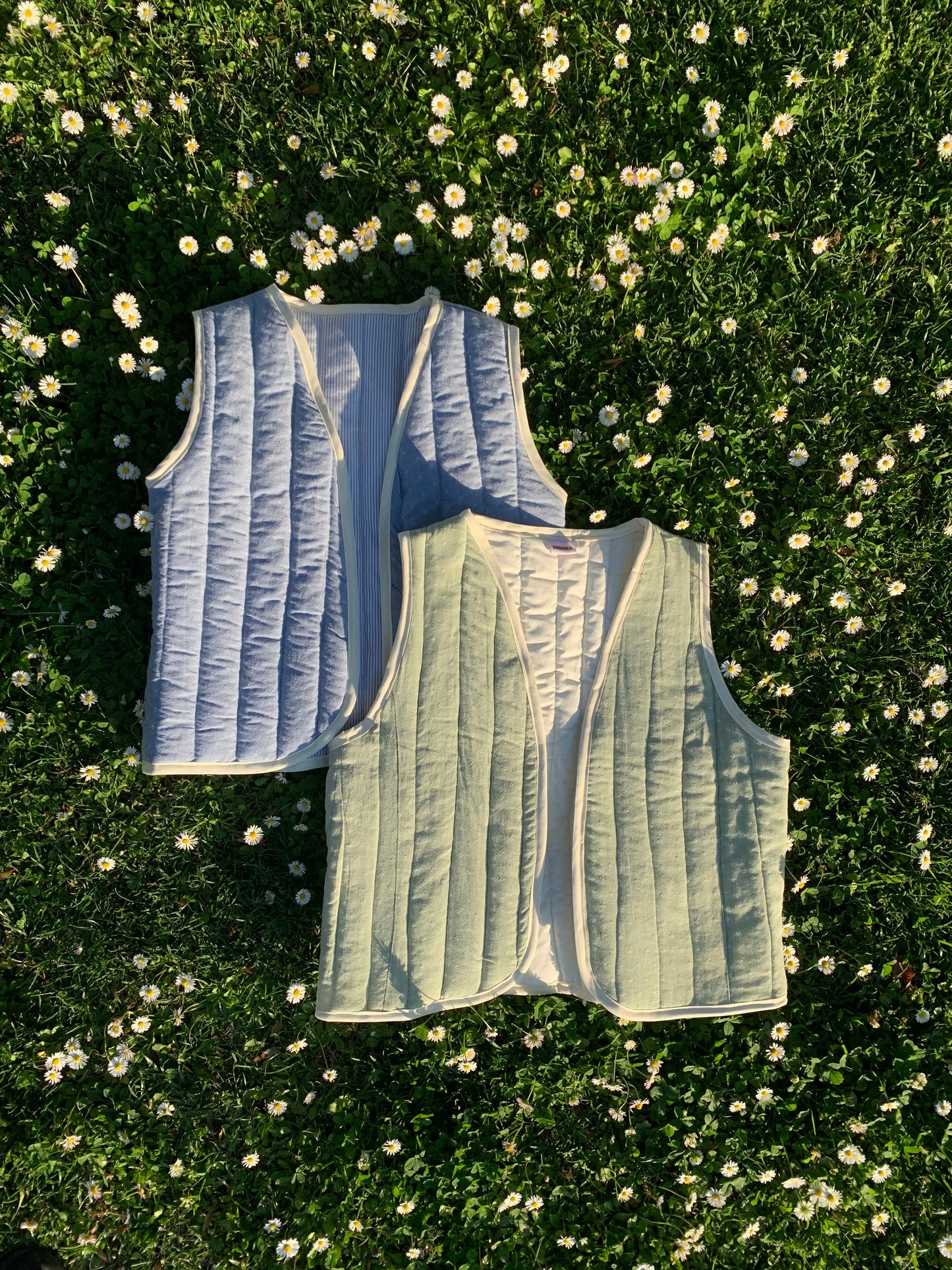 Chaqueta sin mangas acolchada - Verde Claro